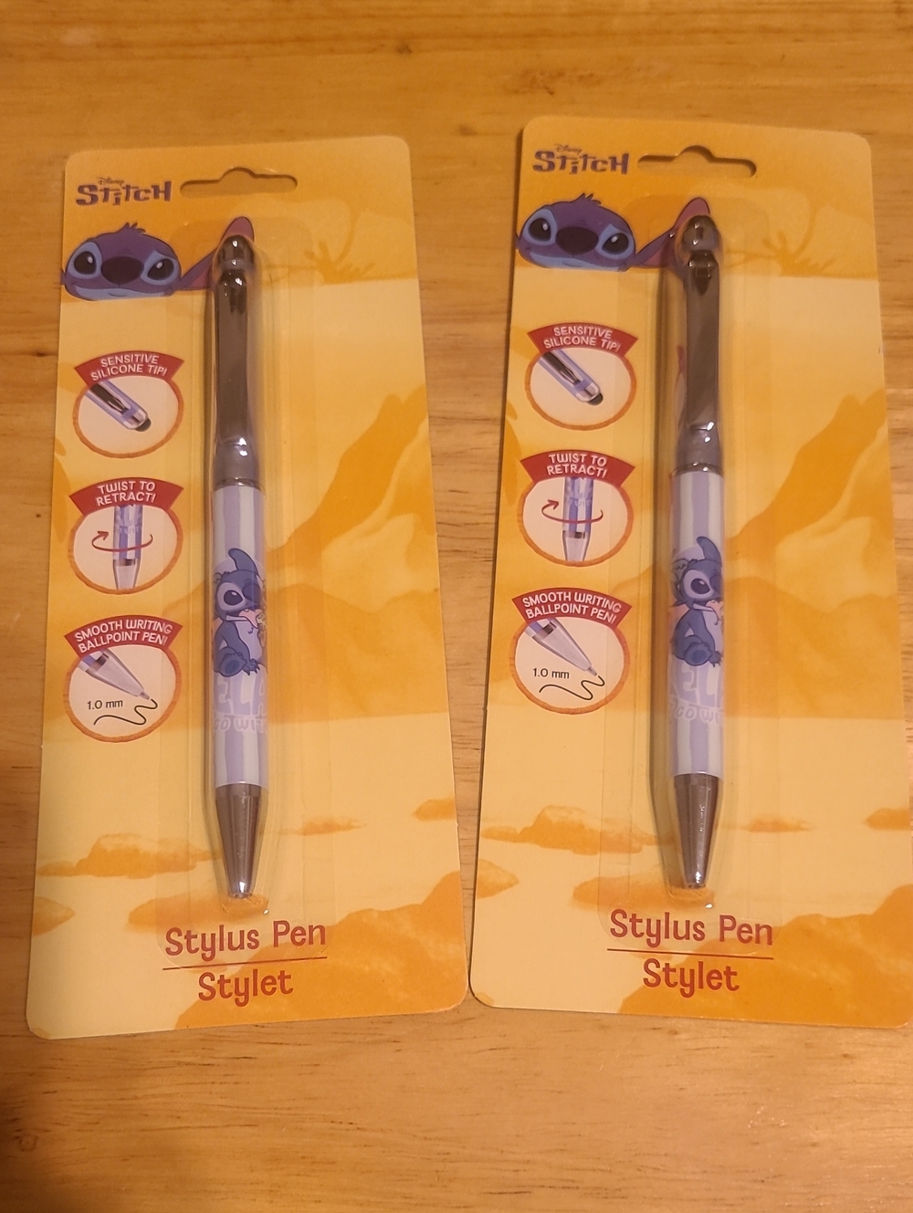 Set Of 2 Disney STITCH Stylus Pens